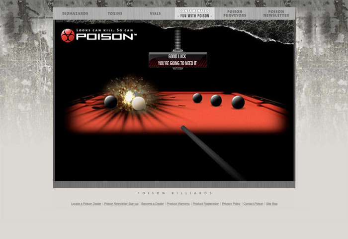 Poison Billiards Danger Ball