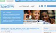 Second Harvest Food Bank Website